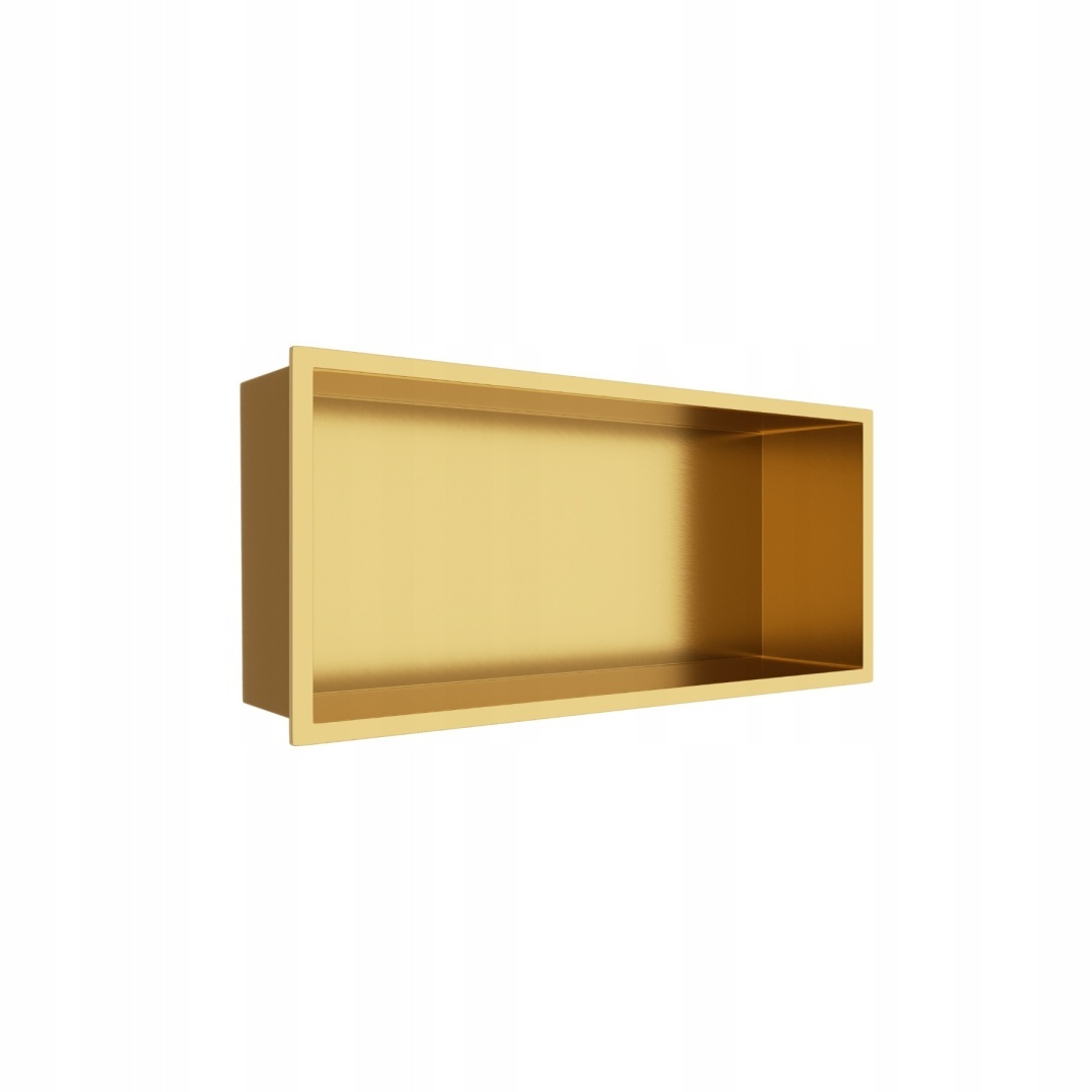 BALNEO WALL BOX ONE GOLD 45X20X10 PÓŁKA WNĘKOWA WPUSZCZANA W ŚCIANĘ